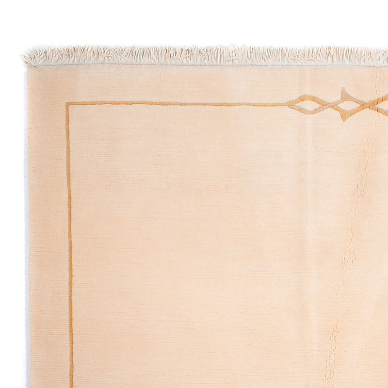 Nepal Teppich 170x235cm - Wollteppich - beige