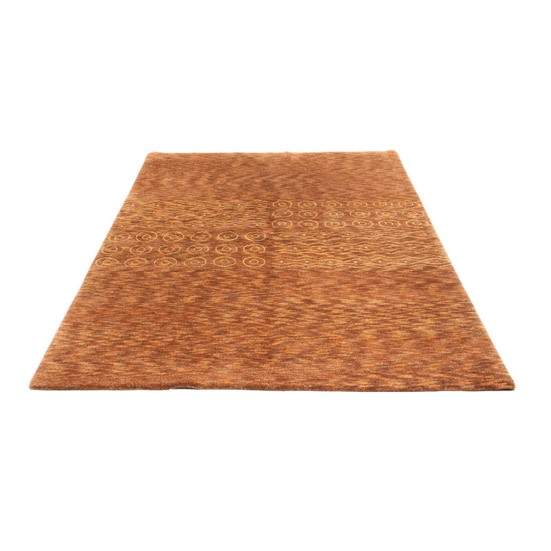 Nepal Teppich 170x239cm - Wollteppich - braun