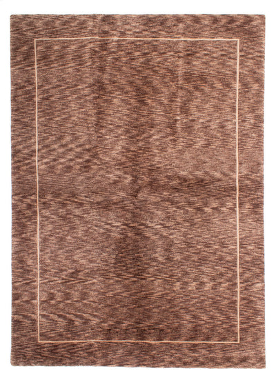 Nepal Teppich 170x237cm - Wollteppich - braun