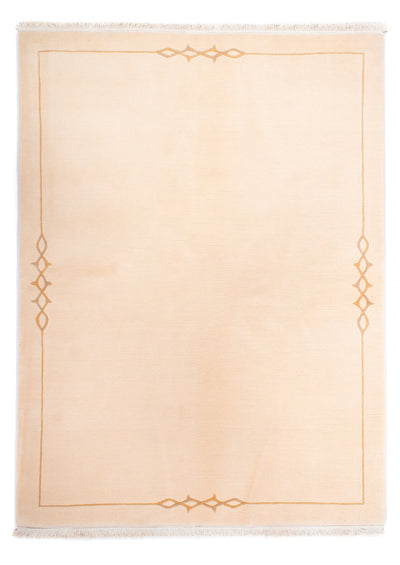 Nepal Teppich 172x235cm - Wollteppich - beige