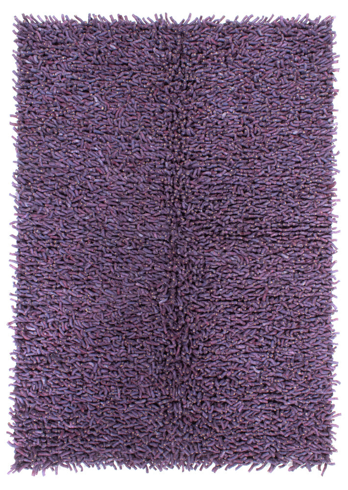 Hochflor Teppich 170x240cm - lila
