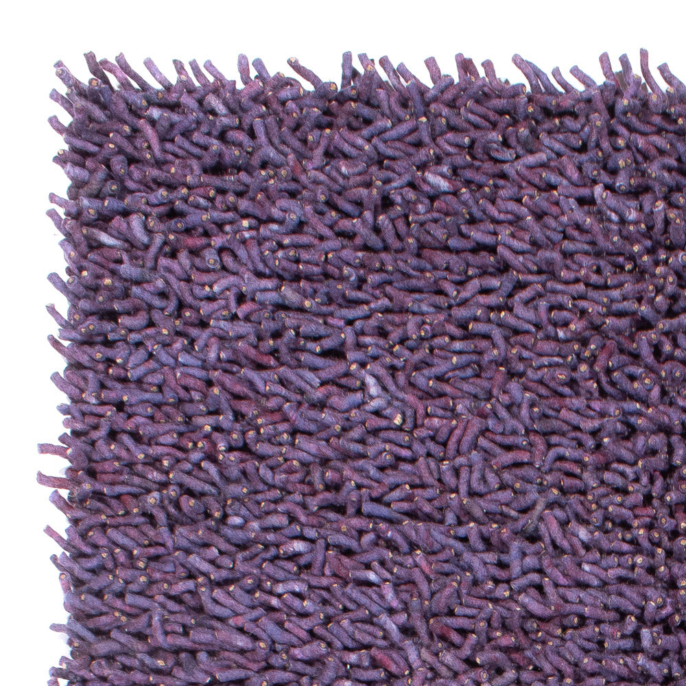 Hochflor Teppich 170x240cm - lila