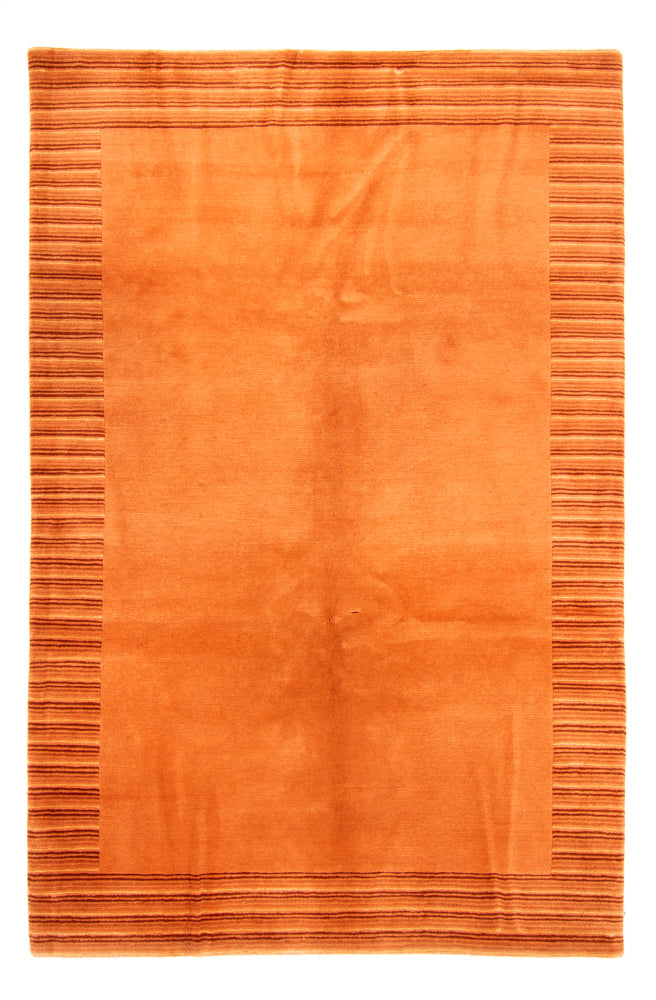 Nepal Teppich 200x300cm - Wollteppich - terrakotta