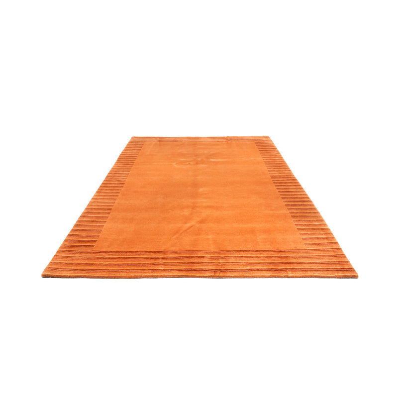 Nepal Teppich 200x300cm - Wollteppich - terrakotta