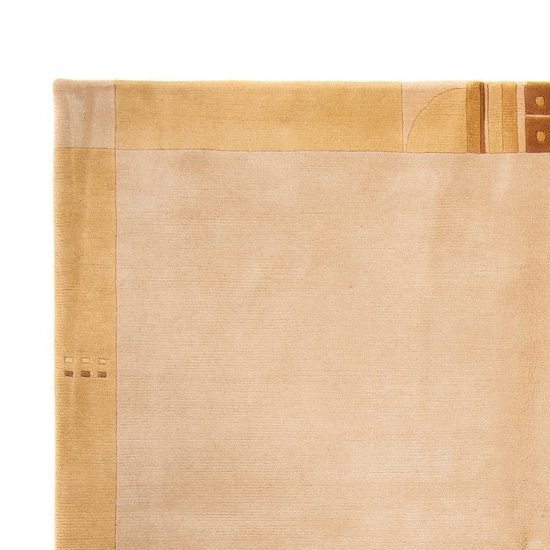 Nepal Teppich 191x284cm - Wollteppich - beige