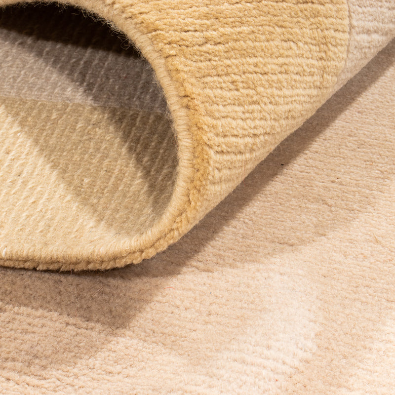 Nepal Teppich 191x284cm - Wollteppich - beige
