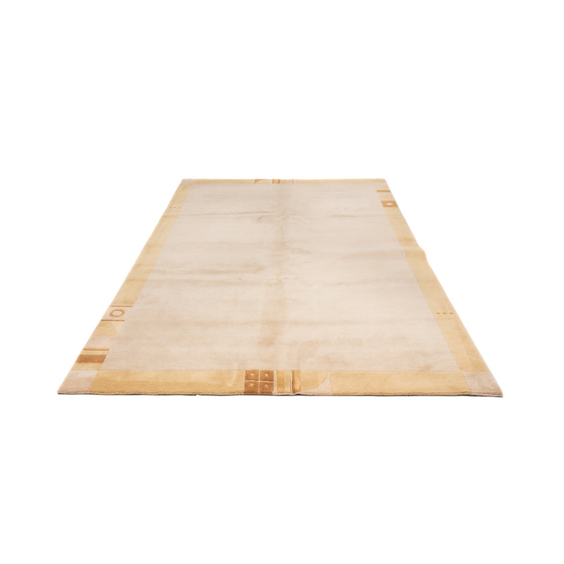 Nepal Teppich 191x284cm - Wollteppich - beige