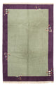 Nepal Teppich 200x300cm - Wollteppich - hellgrün