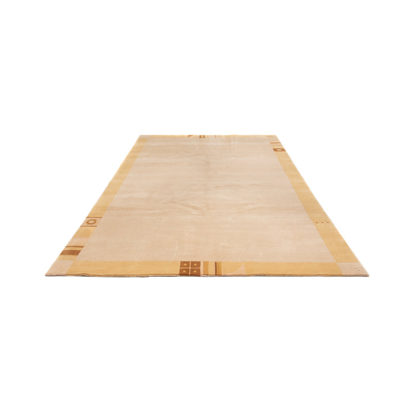 Nepal Teppich 200x300cm - Wollteppich - beige