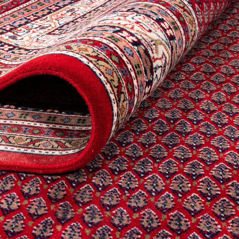 Indo Mir Teppich 249x335cm - Orientteppich - rot