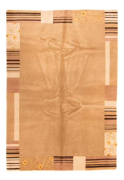Nepal Teppich 172x239cm - Wollteppich - beige