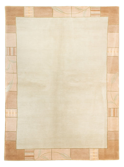 Nepal Teppich 174x245cm - Wollteppich - beige