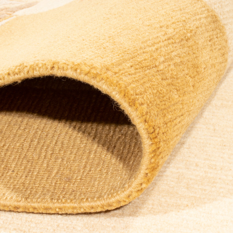 Nepal Teppich 170x241cm - Wollteppich - beige