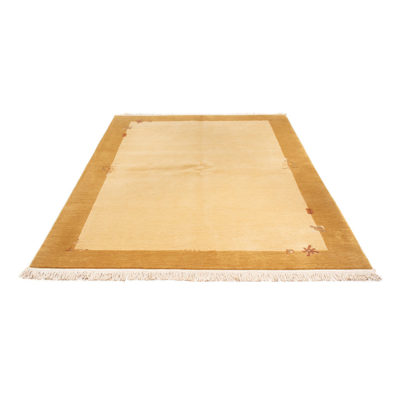 Nepal Teppich 170x241cm - Wollteppich - beige