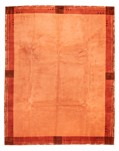 Nepal Teppich 301x396cm - Wollteppich - terrakotta