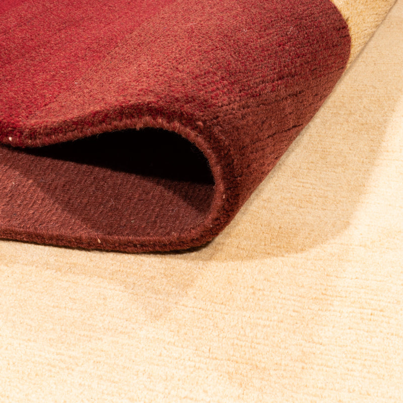 Nepal Teppich 251x352cm - Wollteppich - gold