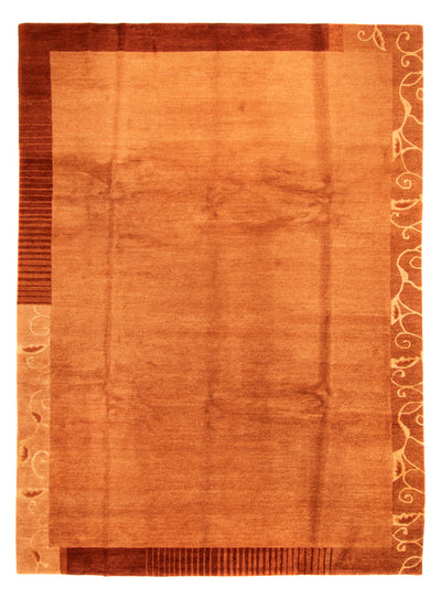Nepal Teppich 251x353cm - Wollteppich - terrakotta