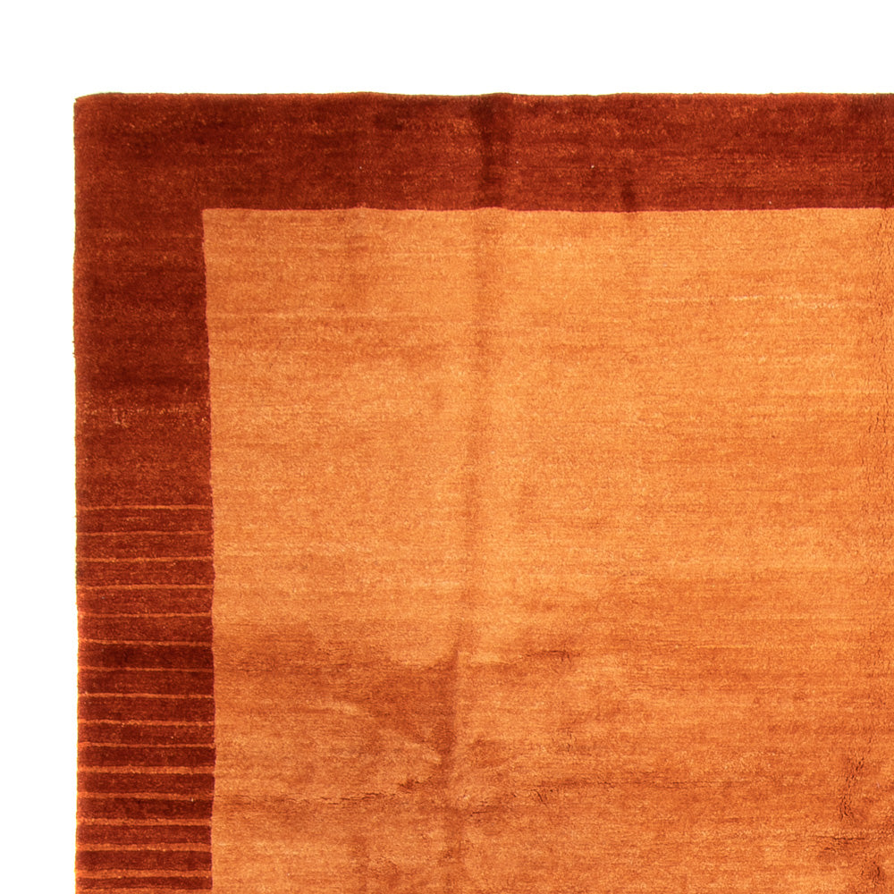 Nepal Teppich 251x353cm - Wollteppich - terrakotta