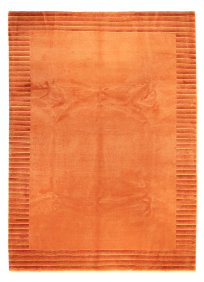 Nepal Teppich 252x353cm - Wollteppich - terrakotta