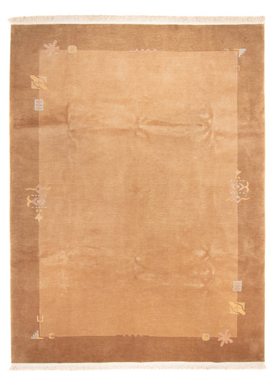 Nepal Teppich 251x344cm - Wollteppich - braun