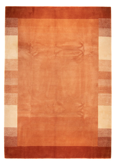 Nepal Teppich 247x350cm - Wollteppich - terrakotta