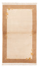Nepal Teppich 91x157cm - Wollteppich - beige