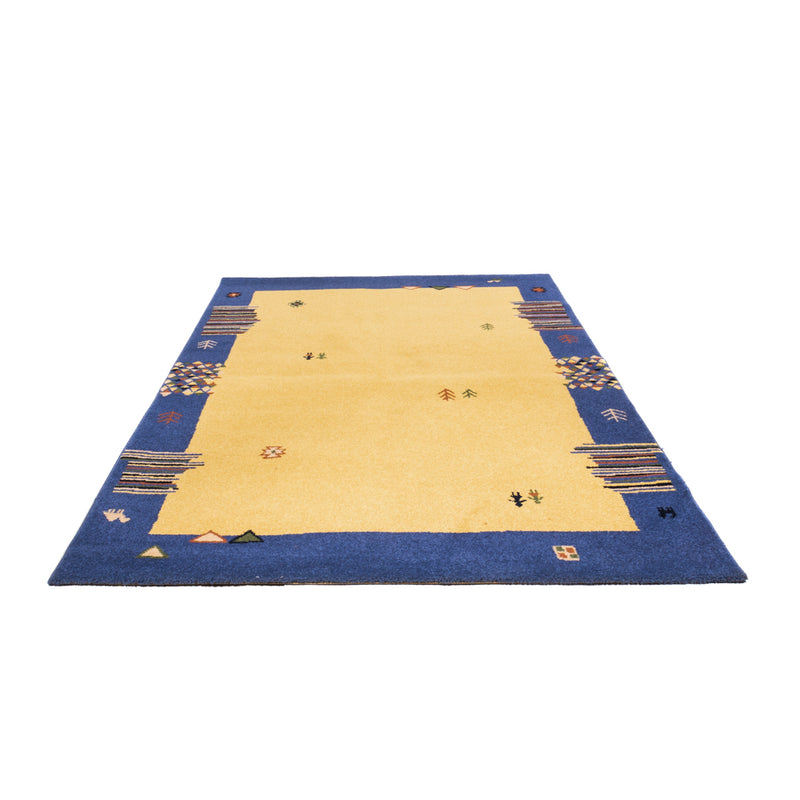 Moderner Teppich 160x240cm - Designerteppich - gold