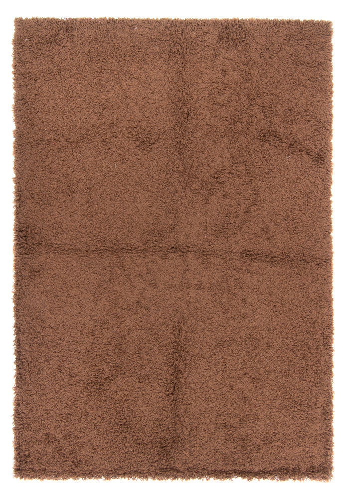 Shaggy Teppich 133x190cm - braun