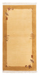 Nepal Teppich 73x144cm - Wollteppich - beige