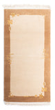 Nepal Teppich 73x143cm - Wollteppich - beige