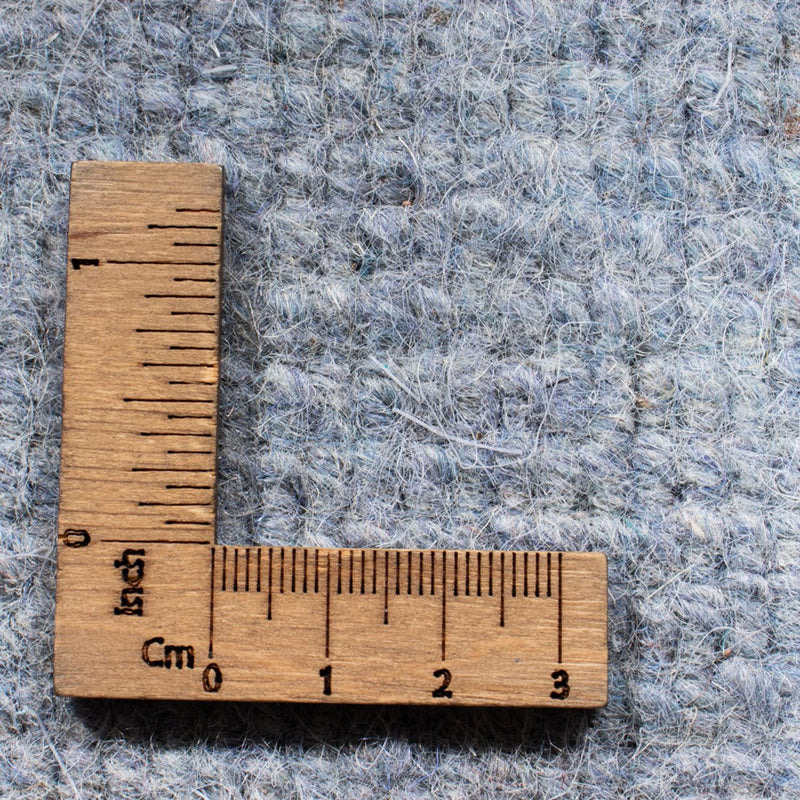 Nepal Teppich 70x332cm - Wollteppich - blau