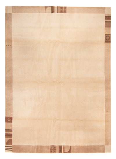 Nepal Teppich 240x340cm - Wollteppich - beige