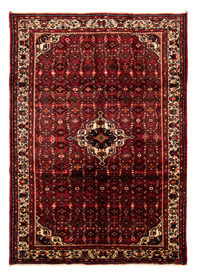 Hosseinabad Teppich 200x293cm - Perserteppich - rot