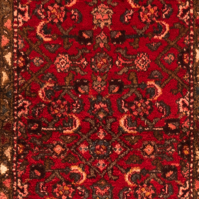 Hamadan Teppich 90x295cm - Perserteppich - rot