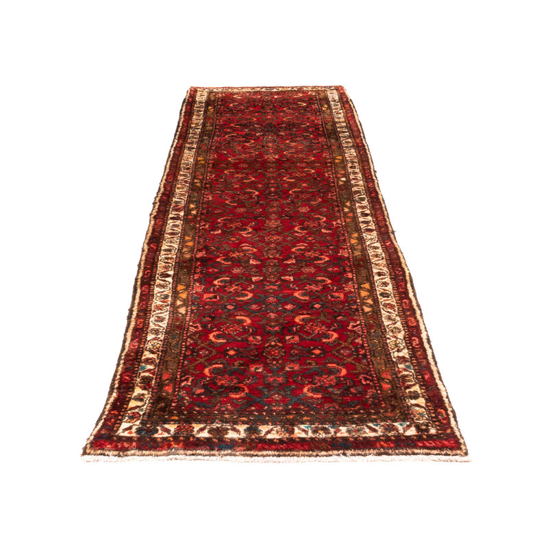 Hamadan Teppich 90x295cm - Perserteppich - rot