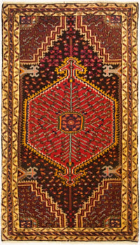 Hamadan Teppich 94x160cm - Perserteppich - blau – product image