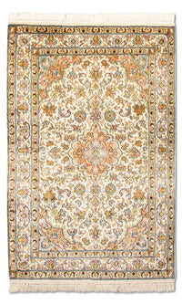 Kaschmir Seide Teppich 62x95cm - Orientteppich - beige – product image