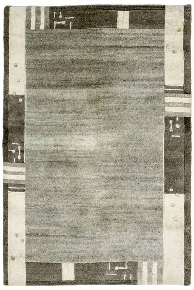 Nepal Teppich 124x178cm - Wollteppich - mehrfarbig