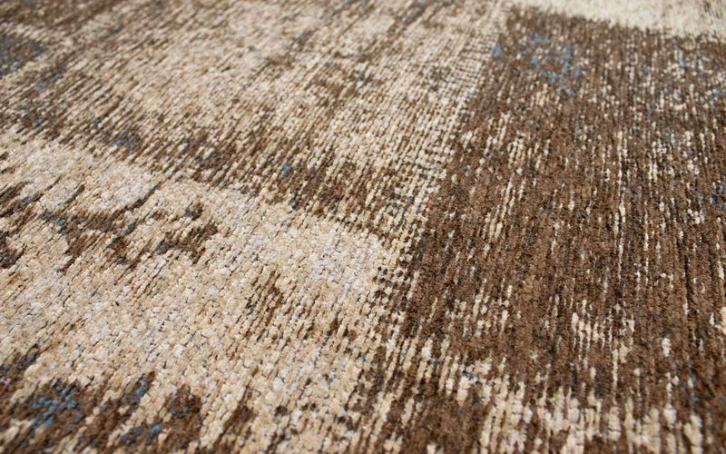Patchwork Teppich 61x93cm - Wollteppich - mehrfarbig