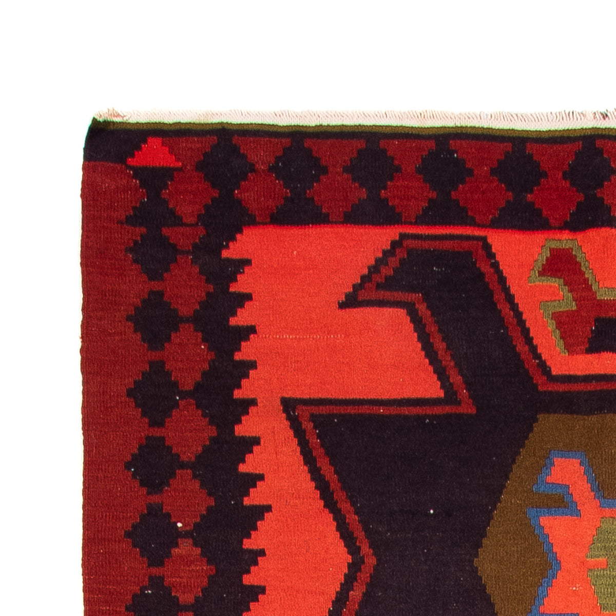 Kelim Teppich Old 150x335cm - mehrfarbig