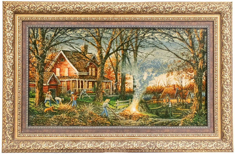Bild-Teppich 62x102cm - Orientteppich - mehrfarbig