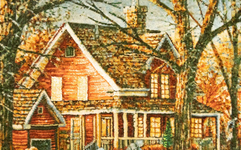 Bild-Teppich 62x102cm - Orientteppich - mehrfarbig