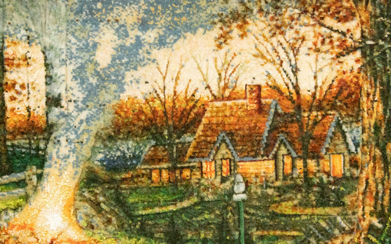 Bild-Teppich 62x102cm - Orientteppich - mehrfarbig