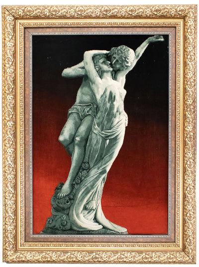 Bild-Teppich 75x97cm - Orientteppich - rot