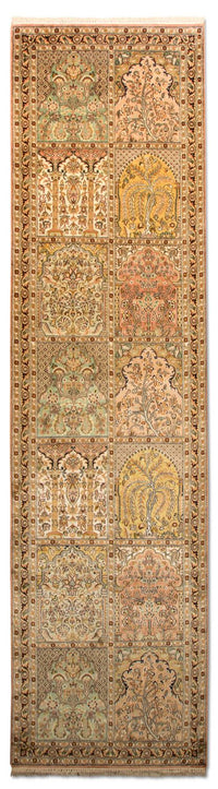 Kaschmir Seide Teppich 77x316cm - Orientteppich - mehrfarbig – product image