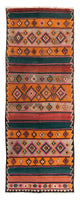 Kelim Teppich Old 145x370cm - mehrfarbig