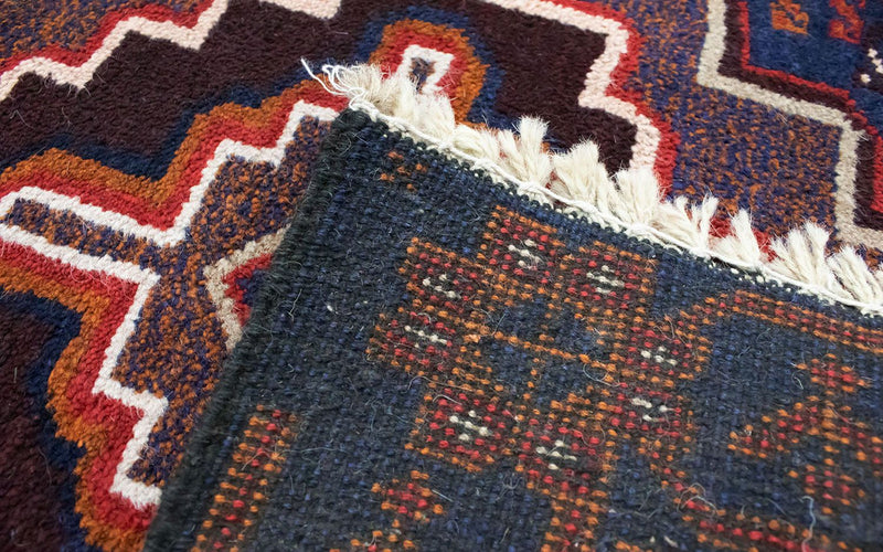 Belutsch Teppich 79x134cm - Orientteppich - blau