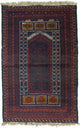 Belutsch Teppich 84x139cm - Orientteppich - mehrfarbig