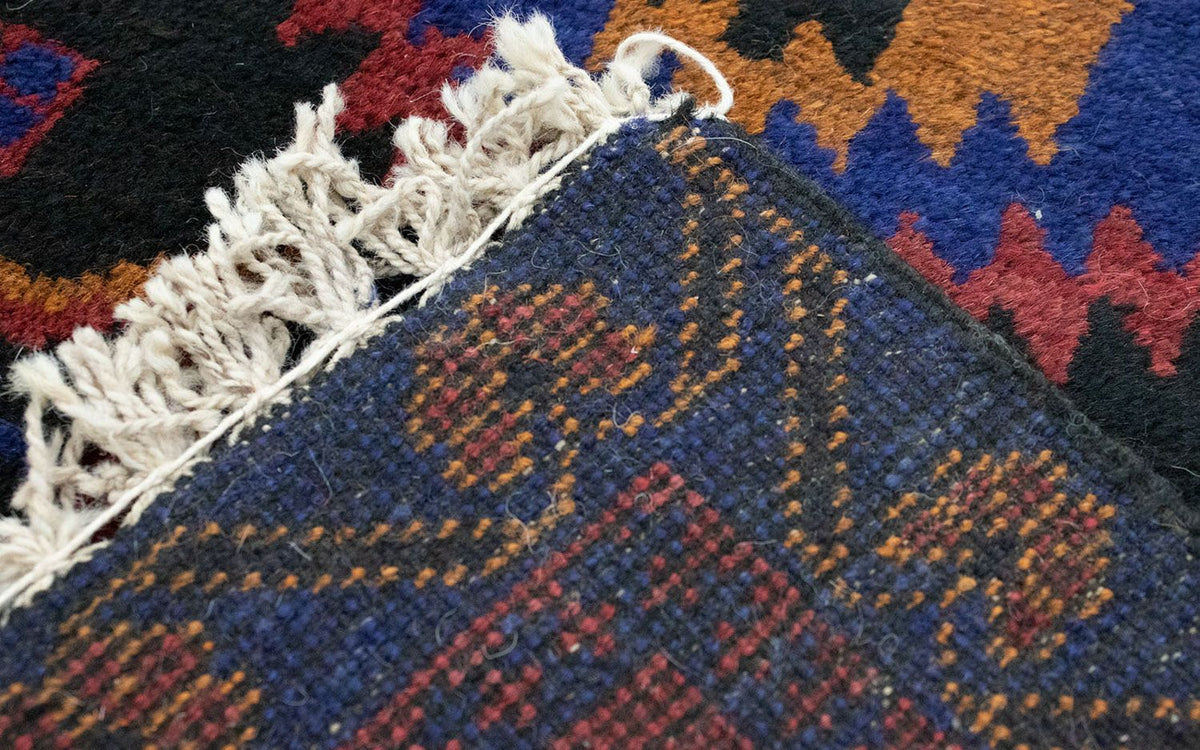 Belutsch Teppich 81x135cm - Orientteppich - blau