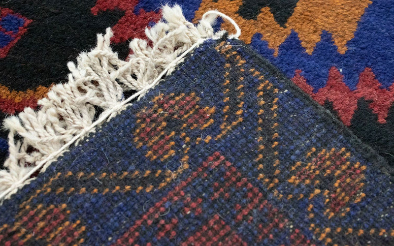 Belutsch Teppich 81x135cm - Orientteppich - blau